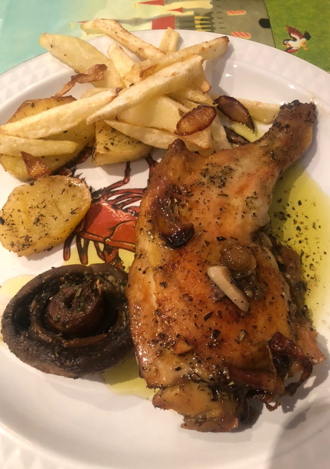 Una foto de Pollo al horno