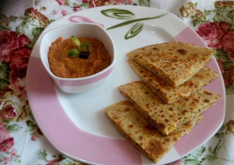 Stuffed Egg parantha