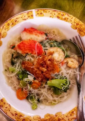 Foto resep Bihun kuah sayur seafood #BikinRamadanBerkesan
