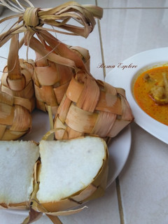 Foto resep Ketupat Beras Janur Daun Kelapa Asin Dan Kenyal