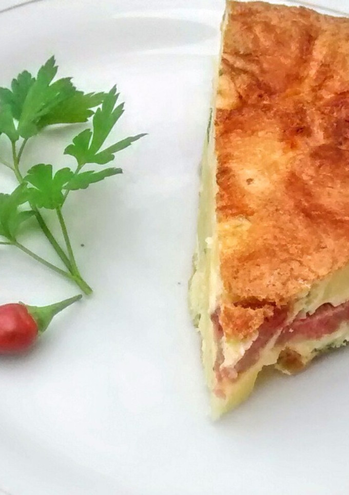 Una foto de Tortilla a la española con chorizo