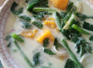 Foto resep Sayur santan daun katuk labu kuning kacang panjang