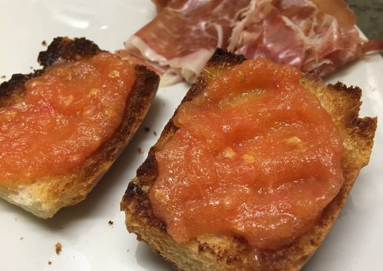 Pan con tomate al estilo español