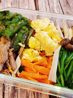 🍱便當 - 豆豉糯米椒五花豬 的食譜成品照片