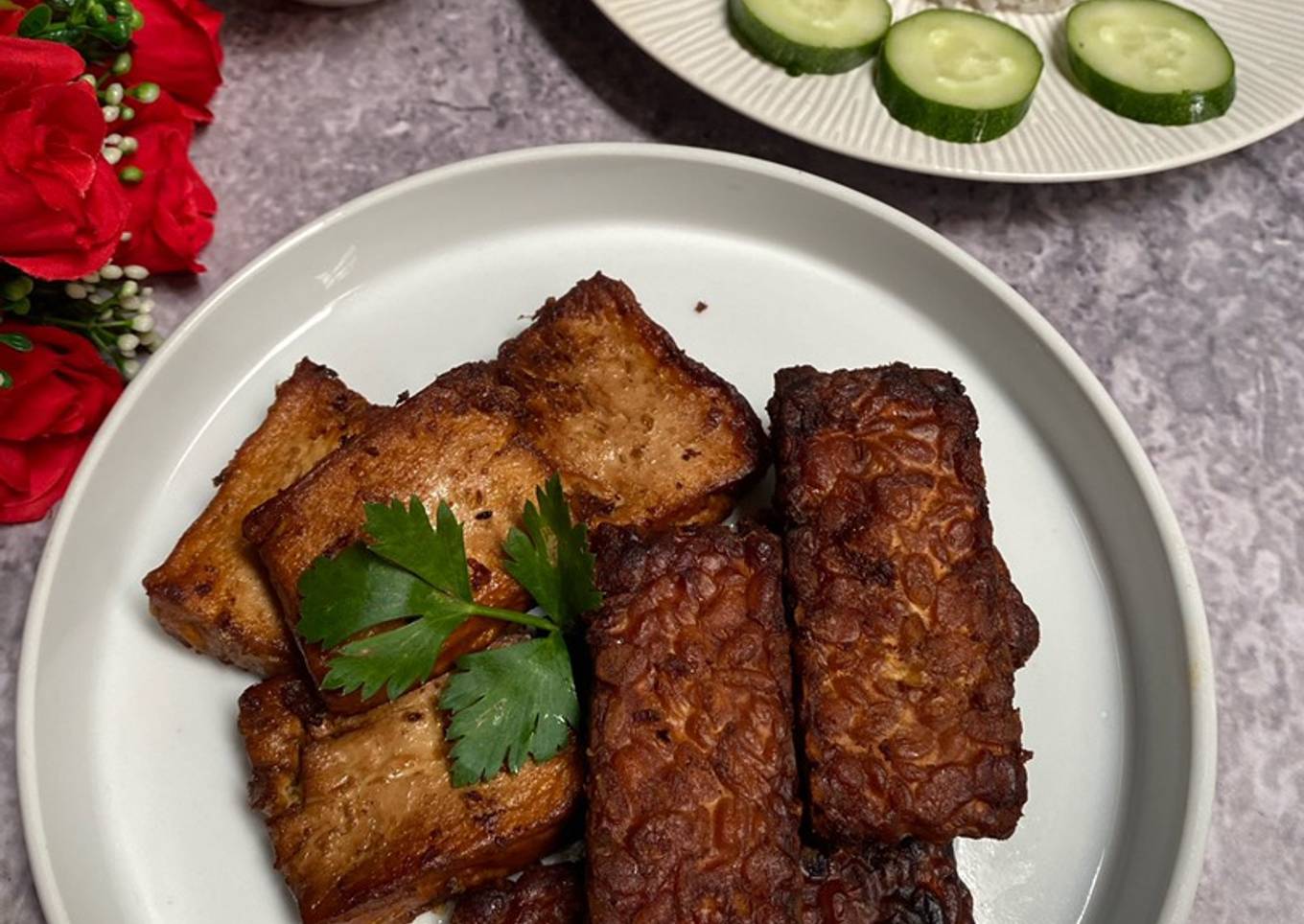 Tahu Tempe Bacem