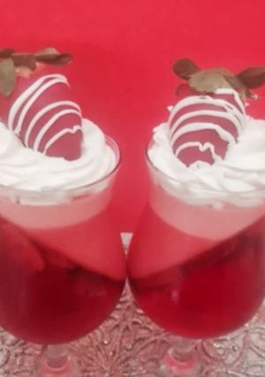 Una foto de Postre de San Valentín romántico