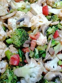 عکسی از دستور غذای گیاهی