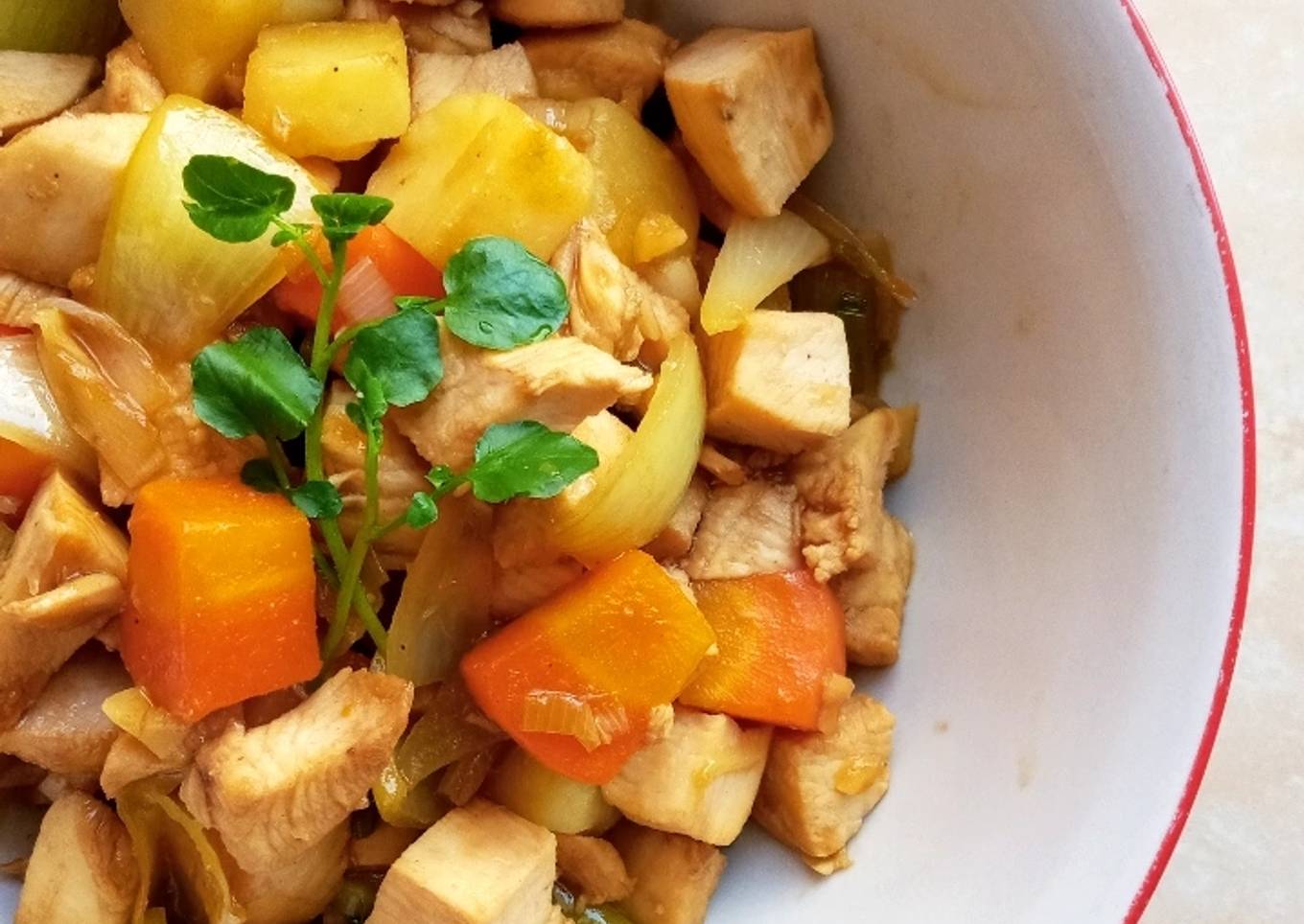 Ayam sayur saus tiram