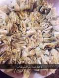 شاورما و خبز و مايونيز