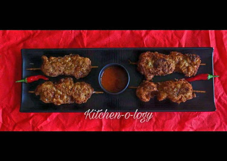 Recipe of Jamie Oliver Chicken Kandi Kebab/Chicken Sticks🍗🍢❤