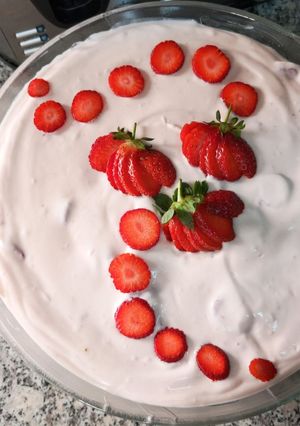 A picture of Strawberry Dessert #sahdessert.