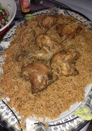 صورة لوصفة كبسة دجاج