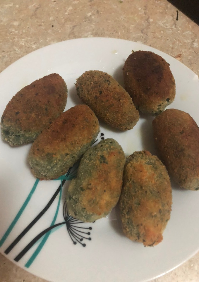 Una foto de Croquetas de espinacas