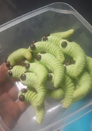 Foto resep Ulat Hijau Maizena