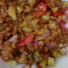 A picture of Lobia Chaat.