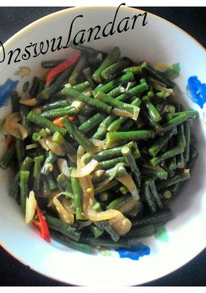 Foto resep Tumis kacang panjang simple