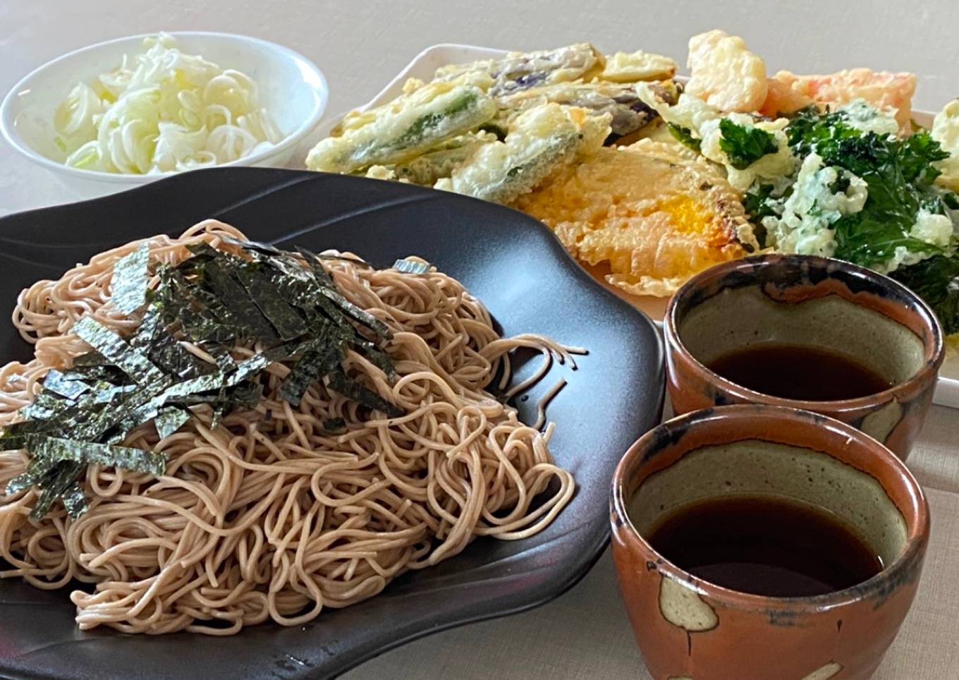 Tempura and Soba Noodle Lunch