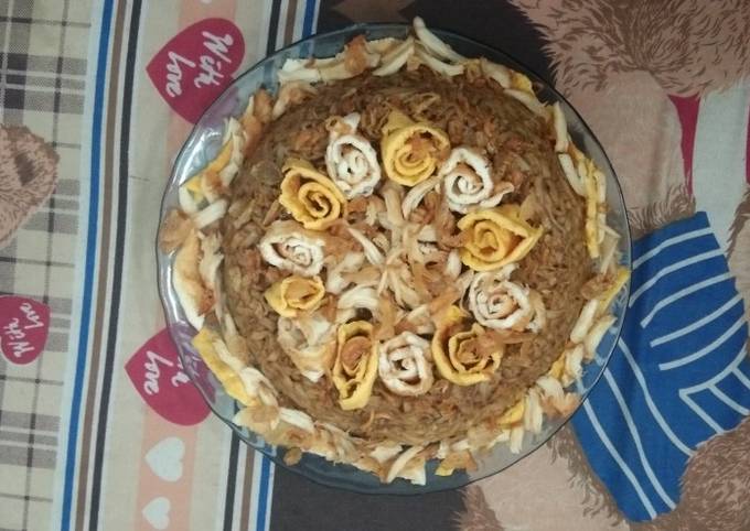Resep Nasi mie kue ulang tahun sederhana #ResepPertamaku, Bisa Manjain Lidah