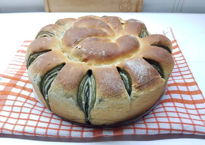 Ricetta Pan brioche al latte e tè matcha 🍃 di Ricette Homemade di Micky -  Cookpad