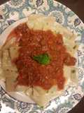 Ravioles a la Bolognesa