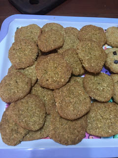 Una foto de Cookies de avena y naranja