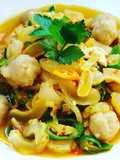 Oseng baso kikil cabe hijau
