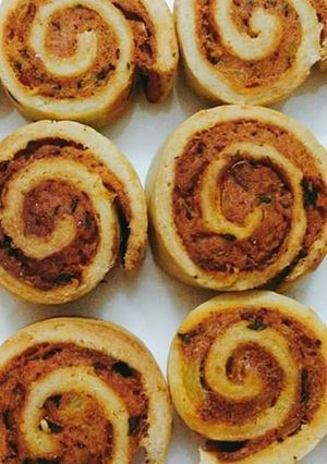 A picture of Pinwheel Samosa.