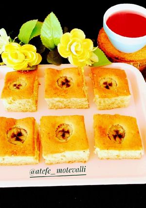 عکسی از دستور کیک موز 🍌🍌