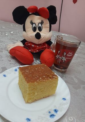 صورة لوصفة كيك الحليب الساخن 🍰