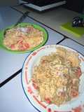 Creamy Parmesan Black Pepper Spaghetti Carbonara with Parsley
