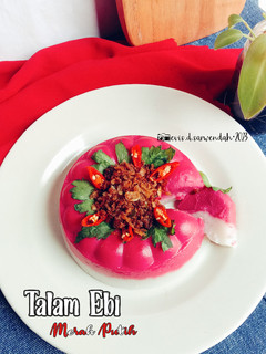 Foto resep Talam Ebi Merah Putih
