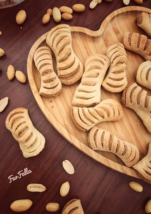 صورة لوصفة غريبية الورقة 🇩🇿 كوكيز بالفول السوداني 🥜