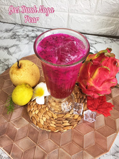 Foto resep Jus Buah Naga Pear