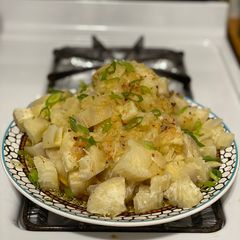 A picture of “Cuban” Style Cassava.