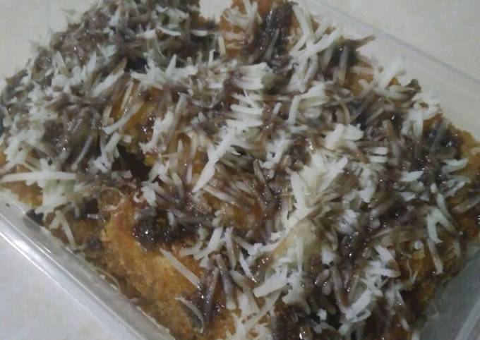 Pisang crispy keju