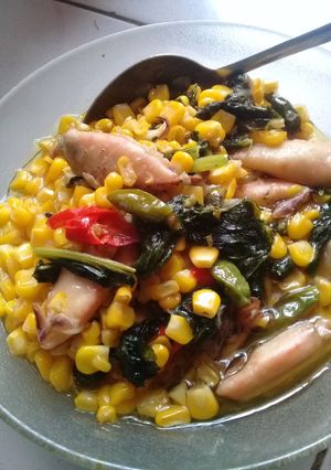 Foto resep Tumis cumi jagung manis