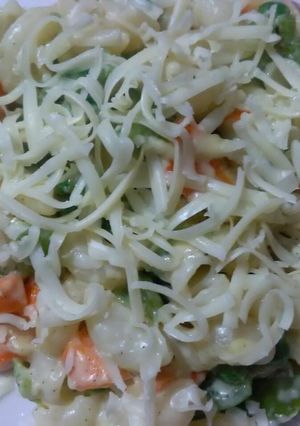A picture of Yummy creamy cheesy macroni.