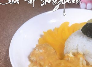 Hình của món Ăn dặm: Cua sốt Singapore phiên bản nhí.