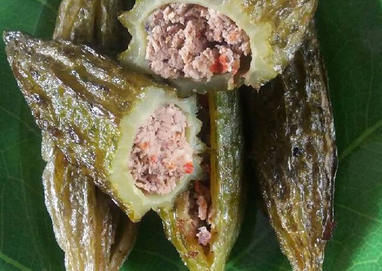 Bahan memasak Pare goreng isi ikan, Sempurna