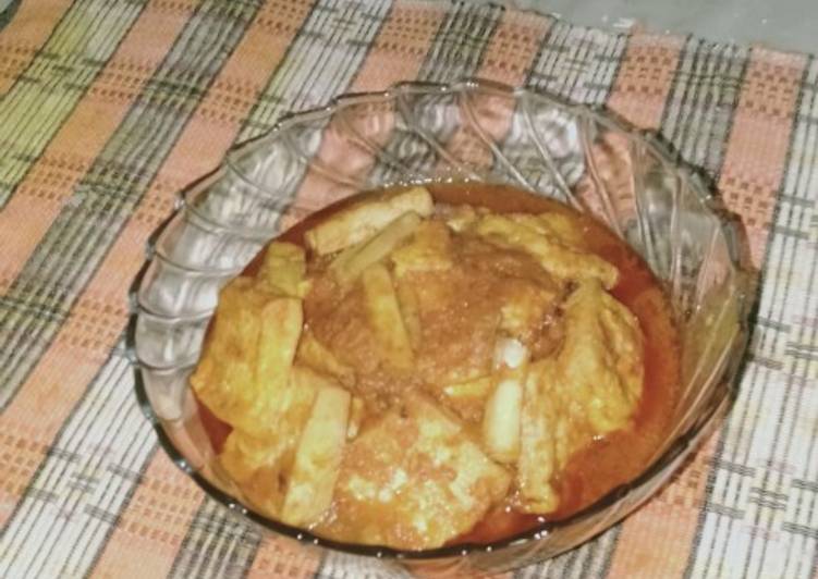 Telur tahu bumbu bali instan