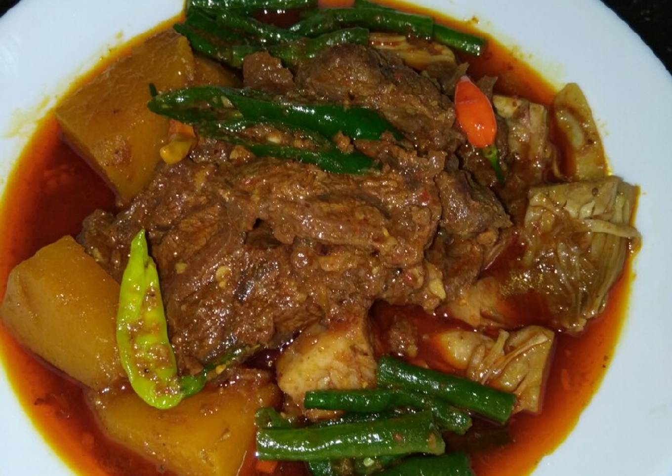 Kuah Beulangong Khas Aceh (Daging Sengkel)
