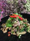 Mushroom laab (Thai Mushroom Salad)