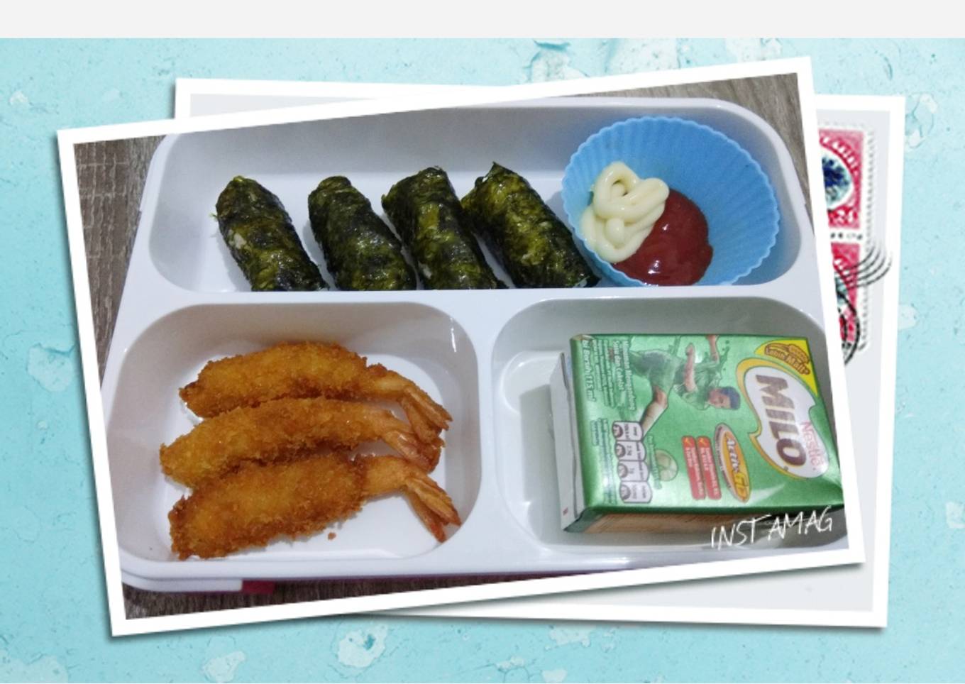 Udang tempura bekal sekolah