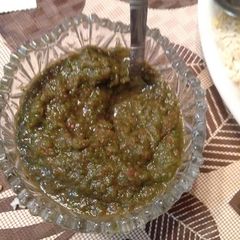 Pudina chutney A picture of Pudina chutney.