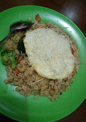 Foto resep Nasi goreng kampung keju
