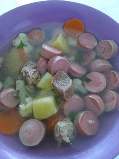 Foto resep Sop Tetelan Sosis