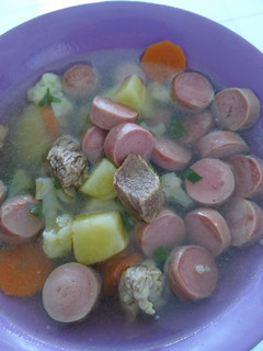 Foto resep Sop Tetelan Sosis