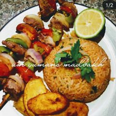 A picture of Shish kebab.