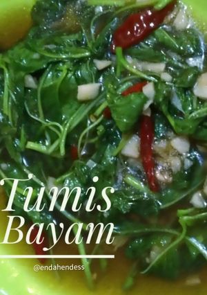 Foto resep Tumis Bayam Simpel ✅