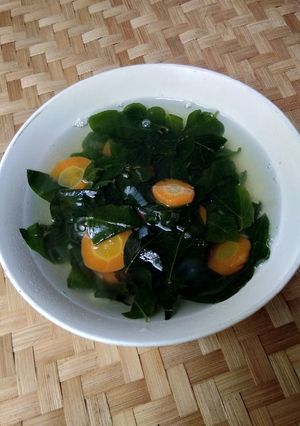 Foto resep Bening cemplung daun katuk/sager campur wortel